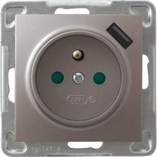 Prizë me USB Ospel Impresja, tokëzuar, montim i fshehtë, titanium