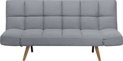 Divan shtrat Beliani Ingaro, mekanizëm click clack, tekstil, gri
