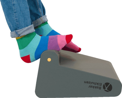 Mbështetëse këmbësh Bakker Elkhuizen No Foot Rest, 372mm lartësi, 456mm gjerësi, gri