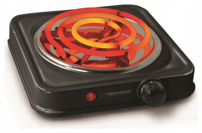 Pllakë elektrike portative Esperanza ETNA EKH012K, 1000W, 15.5cm, e zezë