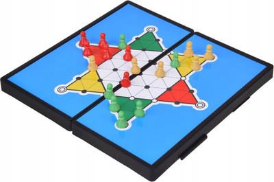 Set lojërash magnetik 3 në 1 GR0676, shah damë Chinese checkers