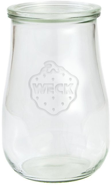 Сет стаклени тегли ВЕК Тулип, 1750 ml, без капак, транспарентни