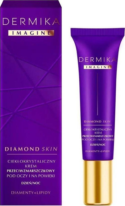Крем за очи Dermika Imagine Diamond Skin, против брчки, 15ml