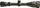 Shënjestër optike Focus In Sight 3-9x40 AO, montim 1", e zezë