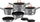 Set enë gatimi Berlinger Haus, Moonligt Metallic, 10 copë