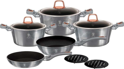 Set enë gatimi Berlinger Haus, Moonligt Metallic, 10 copë