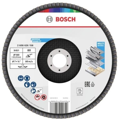 Disk bluarës Bosch Accessories 2608626158, për metal, i kafe