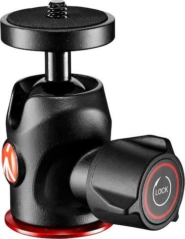 Kokë trefike Manfrotto MH492, ball head, mban deri 4 kg, e zezë