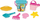 Set rëre Wader Bucket Sand Play Set for Girls, 7 pjesë, shumëngjyrëshe
