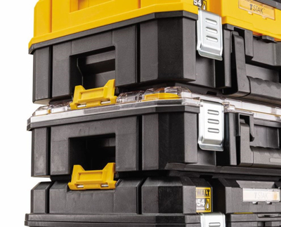 Kuti veglash Dewalt DWST83343-1, me raft të brendshëm, IP54, e verdhë
