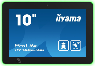 Monitor me prekje Iiyama ProLite TW1025LASC B1PNR, 10.1", Android 12, Power over Ethernet, i zi