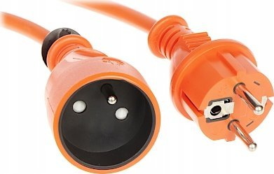 Продолжен кабел PS-3X1.5-Z, 40 m, 3x1.5 mm², портокалов