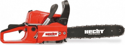 Sharrë zinxhir Hecht Jardin 50, motor 2‑takts 50cm³, me benzinë, e kuqe