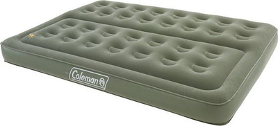 Dyshek i frymshëm Coleman Maxi Comfort Bed Double, dopio, me dy dhoma ajri, jeshil