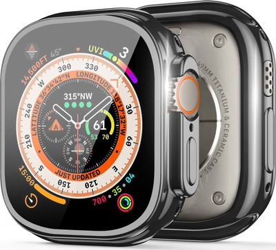 Mbrojtëse ore Dux Ducis Somo Series për Apple Watch Ultra 49mm, TPU, e zezë