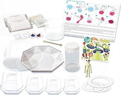 Set eksperimentesh 4M Crystal Growing Outer Space Terrarium, rritje kristalesh, për fëmijë 10+