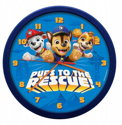 Orë muri Paw Patrol, analoge, për fëmijë, shumëngjyrëshe