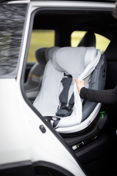 Presllëk vere për ulëse auto BeSafe Beyond, pambuk, gri