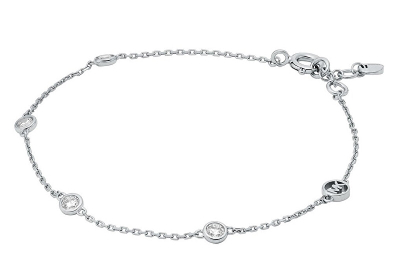 Byzylyk për femra Michael Kors MKC1716CZ040, 18 cm, i argjendtë