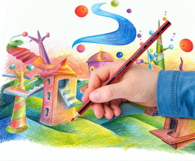 Lapsa me ngjyra Staedtler Noris Colour, set 36 copë