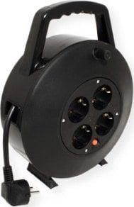 Shirit rryme Bachmann 393.002, 4 priza, kabllo 10m, i zi