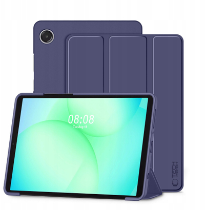 Навлака за таблет Tech-Protect SmartCase Galaxy Tab A9 A11 8.7, функција спиење, темно сина