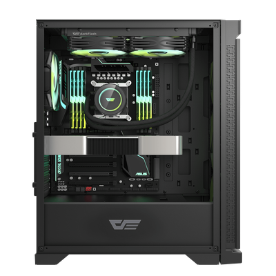 Kasë Darkflash DK361, M-Tower, e zezë