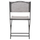 Karrige e palosshme kopshti Mag 45×51×81 cm (HM5971.01), gri