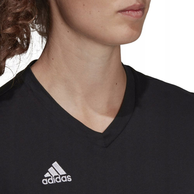 Bluzë sportive për goca adidas Entrada 22 Tee HC0438, AEROREADY, pambuk, e zezë