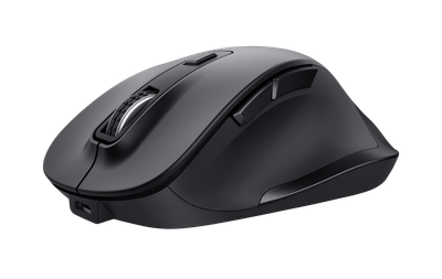 Maus wireless Trust Fyda, ergonomik, DPI 800-2400, i zi