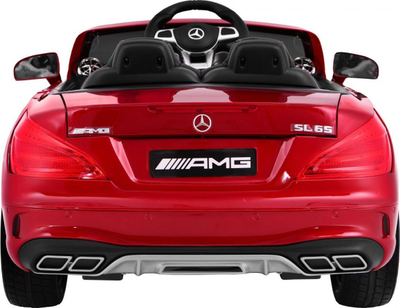 Makinë elektrike për kalamaj Mercedes AMG SL65, 2x35W, llak me shkëlqim, e kuqe