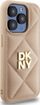Kapak telefoni DKNY DKHCP15XPQDSLE për iPhone 15 Pro Max 6.7", dizajn quilted, bezhë