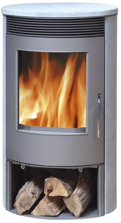 Stufë ABX Tartu 5, 5 kW, 50 m², e zezë