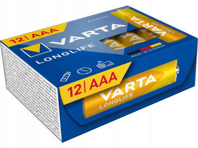 Bateri njëpërdorimshe Varta Longlife, AAA, alkaline