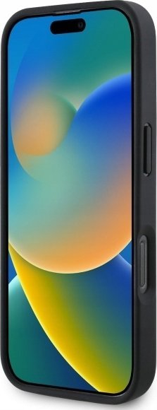 Mbulesë telefoni Guess GUHMP16LP4SM4MK, për iPhone 16 Pro 6.3", hardcase, e zezë