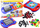 Set lojrash tavoline Lean Toys Travel 8 në 1, i vogël për udhëtim, me shumë lojra, shumëngjyrësh