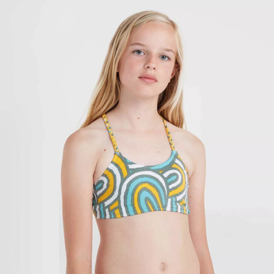 Bikini për goca O'Neill Mix And Match Tropics Jr, dy pjesë, material elastik, shumëngjyrësh