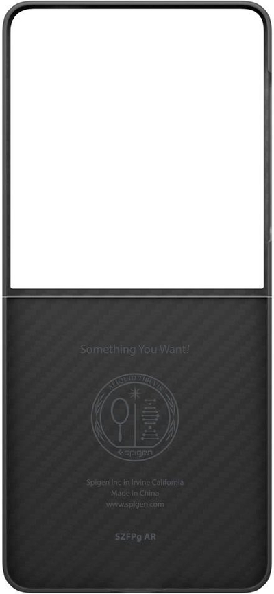 Kllëf telefoni Spigen Air Skin për Samsung Galaxy Z Flip7, polikarbonat, i zi