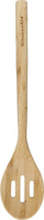 Lugë kuzhine me vrima KitchenAid Bamboo, bambu, 32.5 cm, ngjyrë druri natyrale
