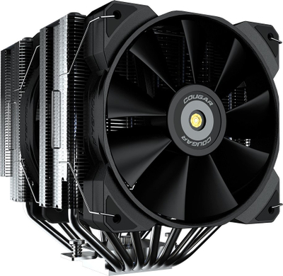 Ftohës CPU Cougar Forza 135 CGR-FZA135, 135mm, dual tower, i zi