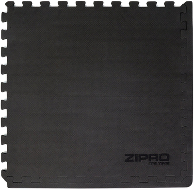 Меѓусебно поврзувачки душеци Zipro Foam, сет 4 парчиња, 12mm, црни