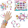 Set lodër WOOPIE Magic Beads, për bojrimin e byzylykëve, rruaza shumëngjyrëshe