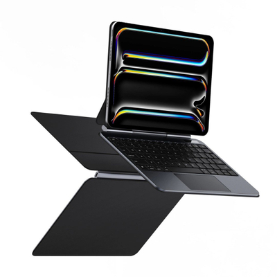 Tastierë DUX DUCIS MK Pro Series për iPad Pro 11 2025 2024, me trackpad, magnetike, e zezë