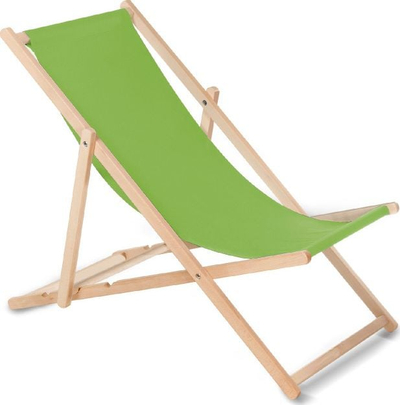 Плажна столица GreenBlue Classic Beech GB183, буково дрво, склоплива, беж