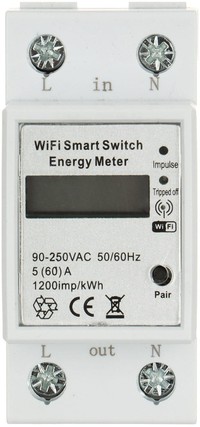 Matës inteligjent energjie ATLO LE1 Tuya, Wi Fi, Tuya Smart, i bardhë