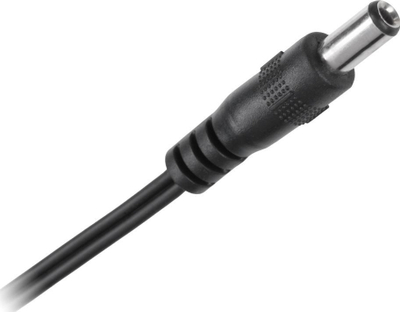 Кабел за напојување DC без марка 2.1x5.5 mm, 110 cm, црн