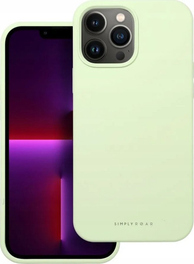 Mbulesë telefoni Roar Cloud Skin për iPhone 13 Pro Max, silikon, jeshile e çelur