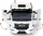 Model kamioni Wiking MAN TGS 18.510 4x4 WK077652, 2 boshte, 1:32, i bardhë