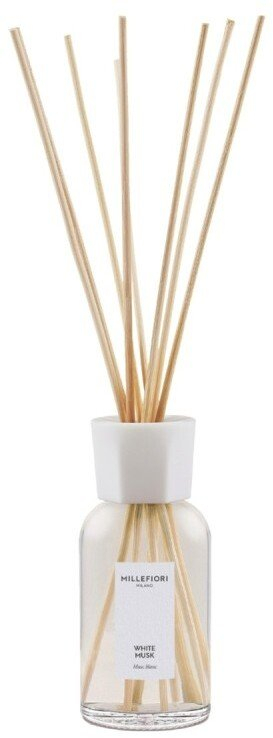 Difizues aromatik me shkopinj Millefiori White Musk, 250ml, për ambient