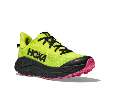 Atlete vrapimi Hoka për rrugë, për burra, me amortizim të fortë, ngjyrë e verdhë